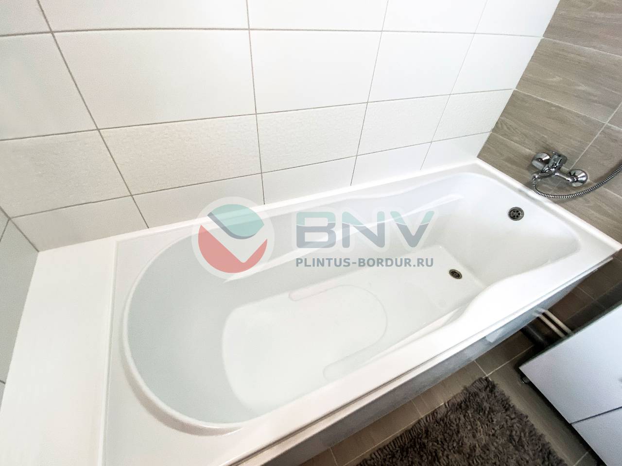 Акриловый бордюр для ванной ПШ12300 интернет-магазин BNV