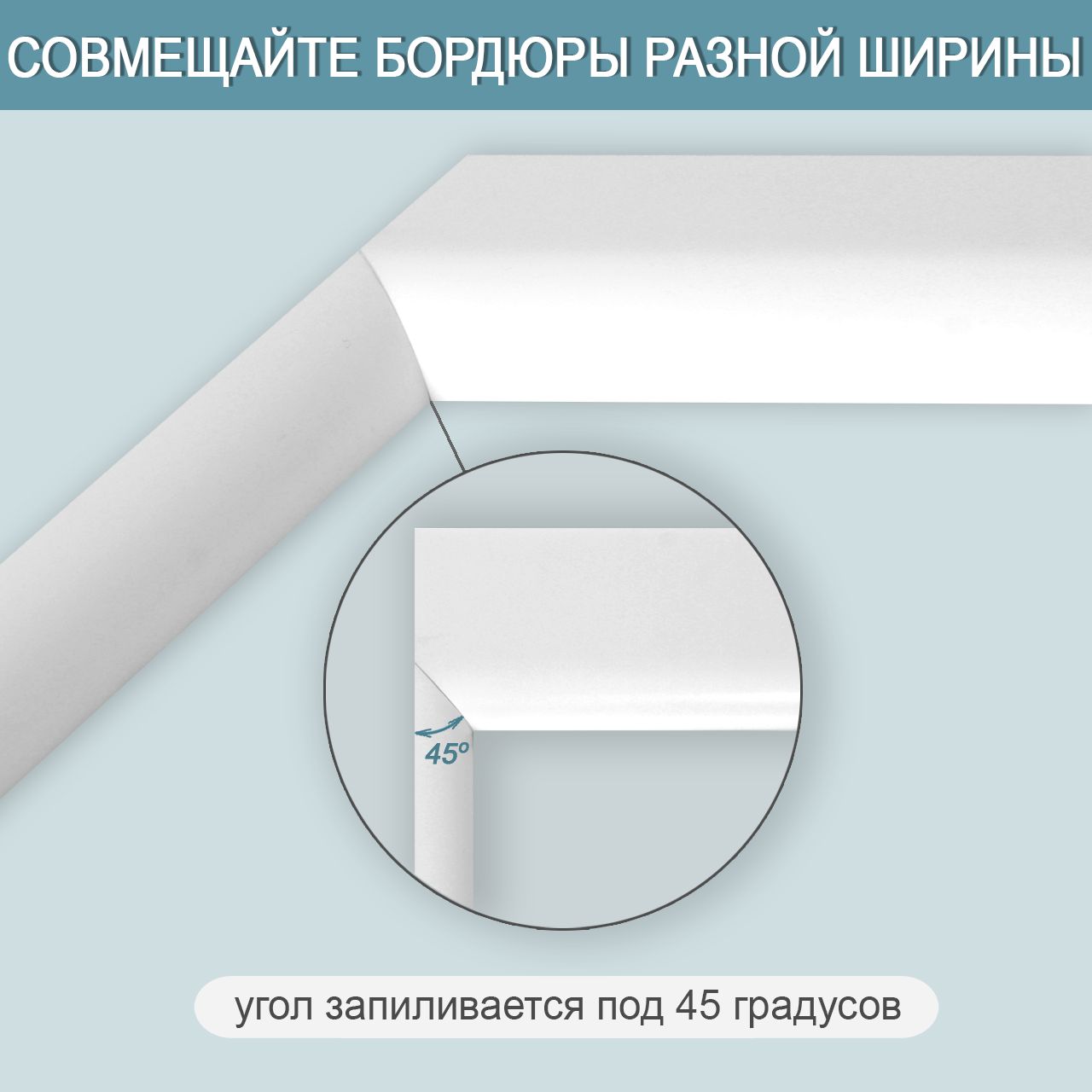 Акриловая накладка для перекрытия широких зазоров между стеной и ванной