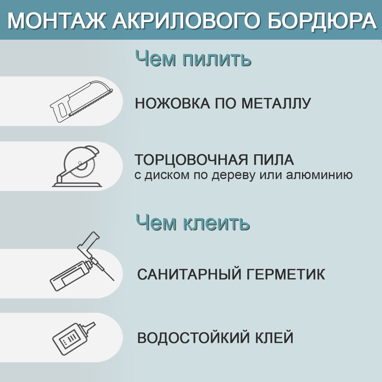 Акриловый бордюр для ванной ПШ купить в интернет-магазине BNV