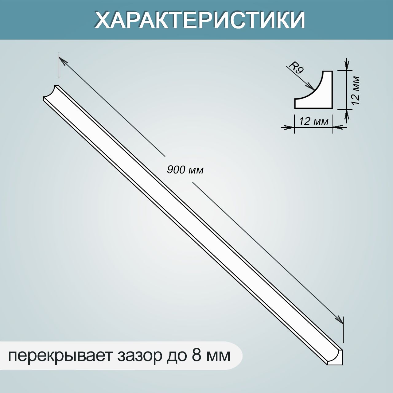 Бордюр для столешницы деревянный