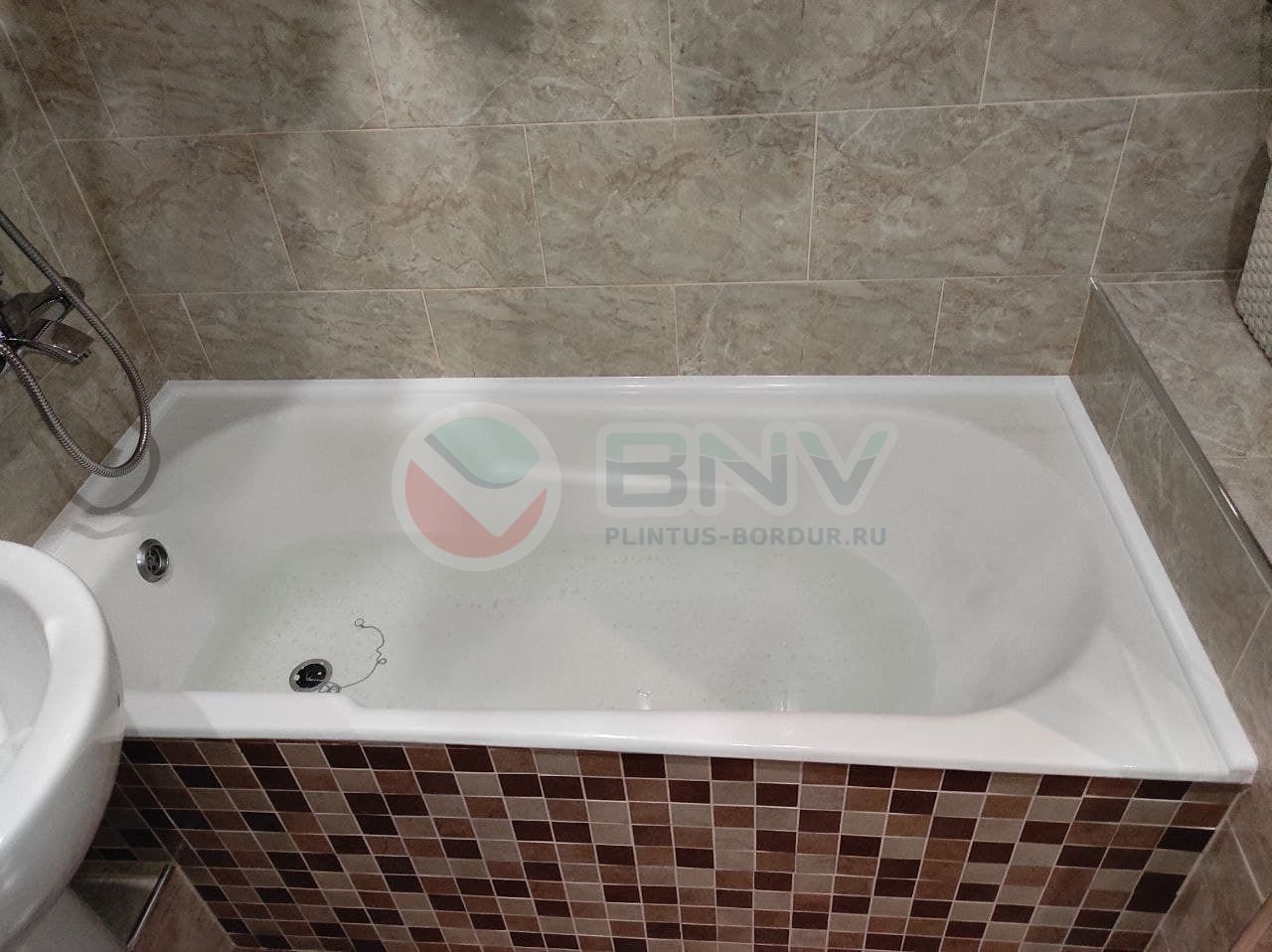 Комплект акриловых бордюров для ванной (3 шт) ПШ24 интернет-магазин BNV