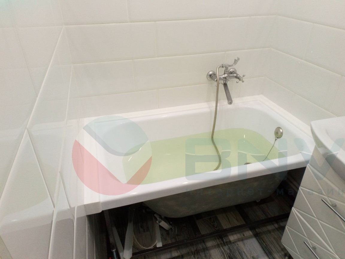 Акриловый бордюр для ванной ПШ1248 интернет-магазин BNV